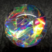 Dreamsphere photographed under a striplight