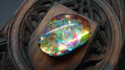 The Dream Stone - a hand crafted pebble that thinks its an opal.