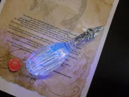 Hand crafted Elvish glass phial