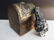 Fragment of Mithril ore and custom stand